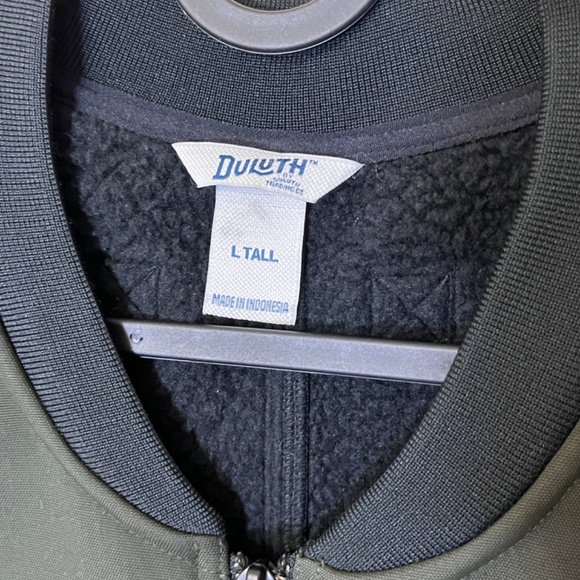 Duluth Trading Prudhoe Bay Heavy Duty Nylon Fleece Vest - Men's Size L - Green - Picture 3 of 10